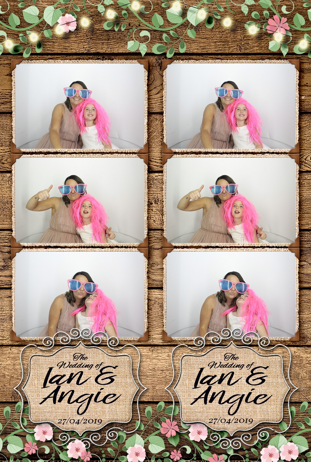 Ian & Angie’s wedding  | View more photos from the event at gallery.myphotoboothexperience.co.uk/u/MyPhotoBoothExperienceLtd/Ian-Angie’s-wedding